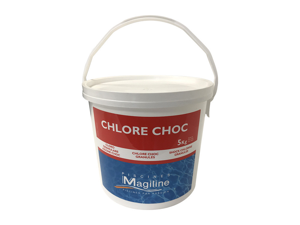 Boutique Magiline - Chlore choc granulés - 5 Kg - CHIMIE / ENTRETIEN