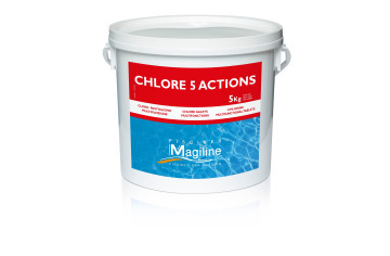 Chlore 5 actions - 5 Kg