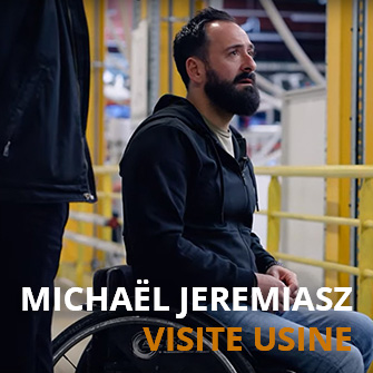 Michaël JEREMIASZ visite usine